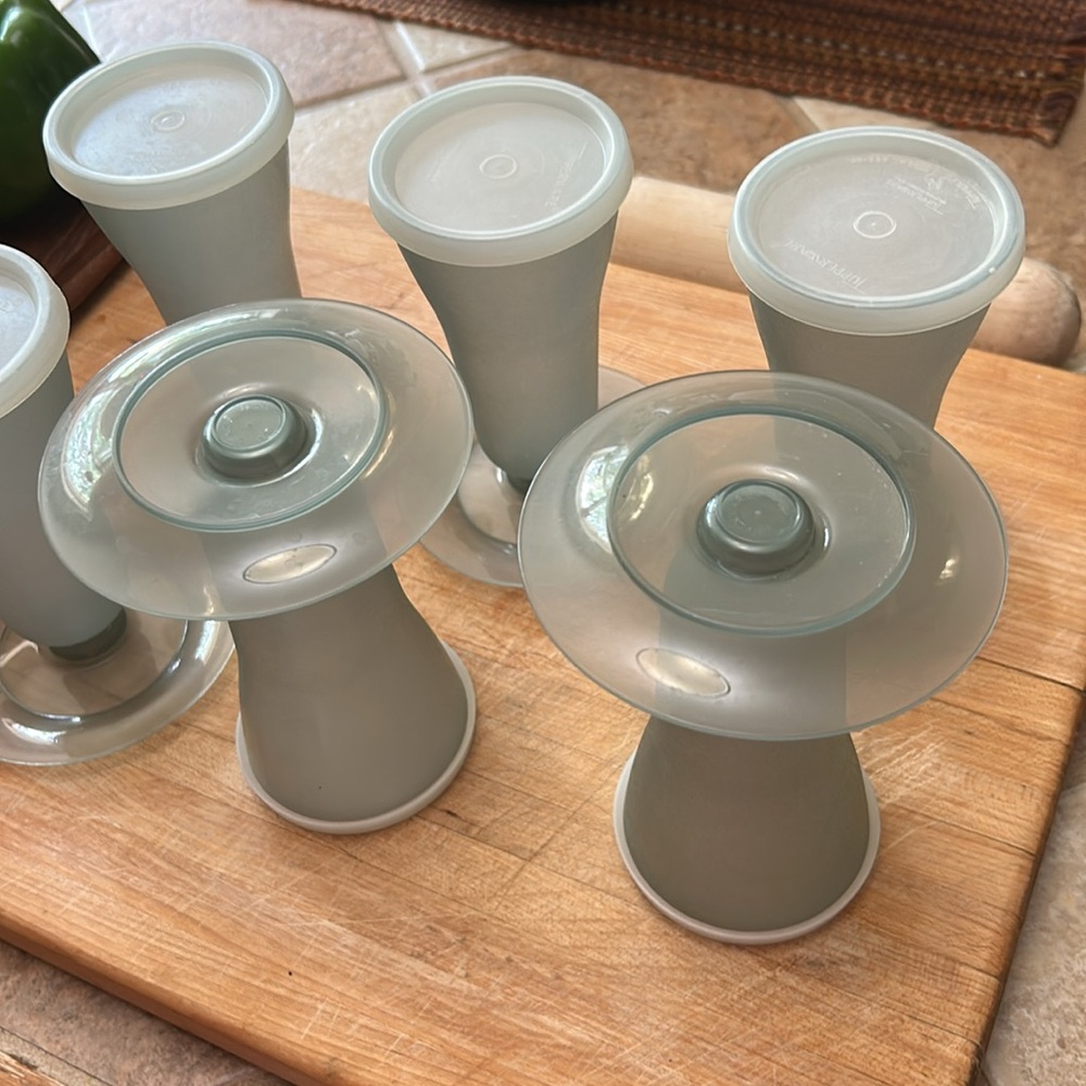 Tupperware Frosted Gray Tumblers Set - Picture 4 of 5